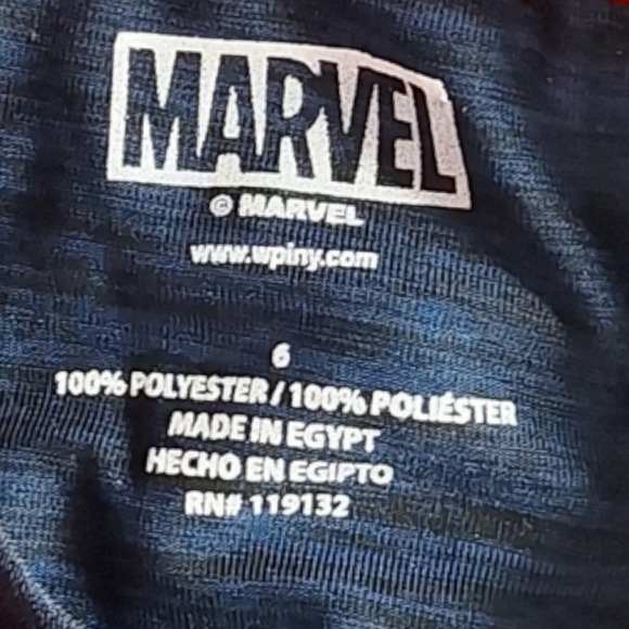 Marvel Spider-Man 2 Piece Set: T-shirt Blue Shorts Size 6T New - Picture 14 of 15